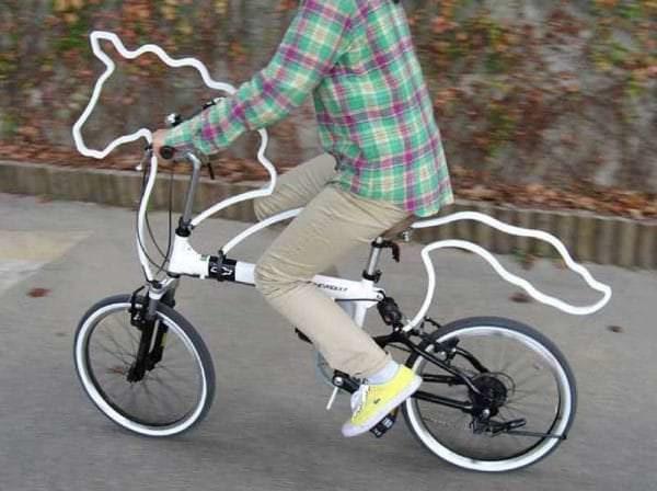 Sometimes you just want to ride a horse-inspired bicycle when you can't get on your horse.
