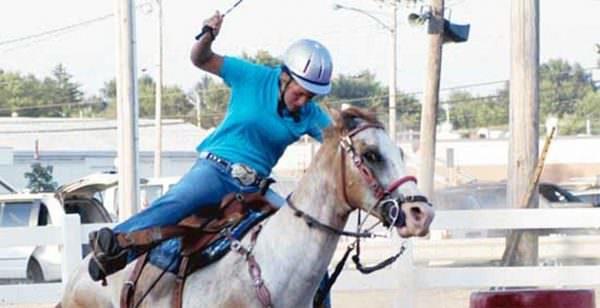 Aggressive whipping and spurring are normal for barrel horses to endure during training and competition