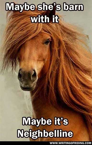 Maybe she's barn with it, maybe it's Neighbelline...