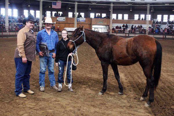 2013 Iowa Horse Fair Colt Starting Challenge Winner Logan Allen